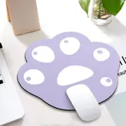 3 Piece Cute Cartoon Cat Claw Mouse Pad Set 280 X 250 X 3Mm Lavender Mouse Pads & Wrist Rests
