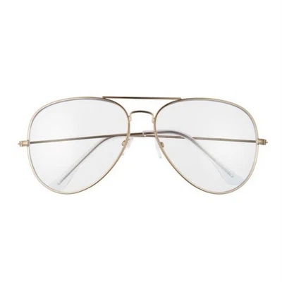 BP Gold Aviator Blue Light Filtering Glasses 59mm