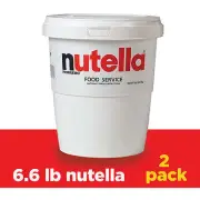 Nutella Chocolate Hazelnut Spread, Bulk Size for Food Service (3kg) 6.6 lb, 2Pk