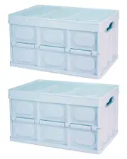 Fresh Fab Finds 2pc 56L Blue Storage Bins