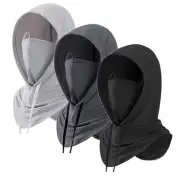 3 Pack Summer Balaclava Sun UV Protection Hood Breathable Full Head Mask Multi