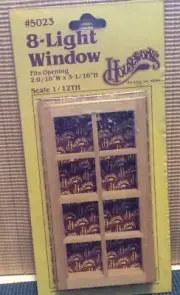 Houseworks Miniatures 1:12 Scale 8-Light Window
