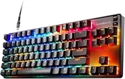 SteelSeries New Apex 9 TKL – HotSwap Optical Mini Keyboard – TKL Esports Design – Optical Switches – RGB Customization – Aluminum Alloy Frame – Double Shot PBT Keycaps