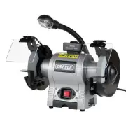 Draper Bench Grinder With Worklight 150mm 370W 230V 05095