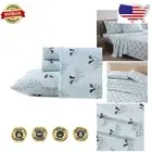 Elegant Twin Cotton Sheet Set - Soft Flannel with Deep Pockets & Comfort