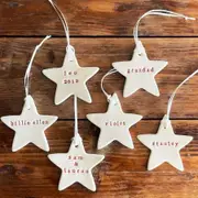 Personalised Christmas Star by Kylie Johnson
