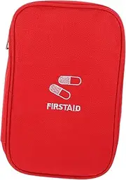 TEHAUX Portable First Aid Kit Bag Reusable Medicine Organizer for Travel Outdoor Activities School Work Emergency Medical Storage Pouch with Opening Smooth Zipper Oxford