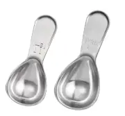 Stainless Steel Coffee Measuring Scoop - Short Handle Tablespoon for Measurement