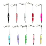 5pcs Beadable Ballpoint Pen with Keychain Writing Pen Signature Pen for School