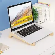 Wood Laptop Stand Desk Holder Detachable for MacBook Pro Air Dell 15-17 Inch