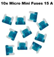10x 15AMP Micro Mini Car Fuse Blade Truck Auto 15A Automotive Low Profile Fuses