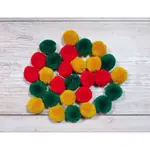 【非織不可】原住民材料 / 毛線球 尺寸:2.5CM / DIY毛球材料 / 毛線繡球 / 絨球 / 手工藝材料