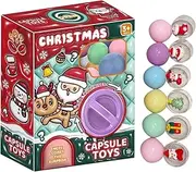 Kids Vending Machine Toy | Christmas Gacha Toy,Vending Machine with Doll Toys Dispenser for Girls, Boys, Children, Friends