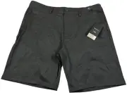 RVCA Men's Shorts Back In Hybrid 19" Street To Beach Board Shorts Black Size 30