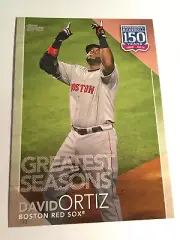2019 Topps Greatest Seasons Jumbo 5x7 David Ortiz Red Sox GS8 02/49