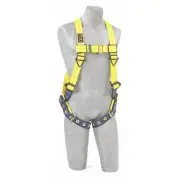 3M Full Body Safety Harness Vest Medium 420 lb Capacity Yellow Steel D Ring