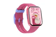 Bluetooth Kids Smart Watch 1.69" Screen Children Monitor Temperature Heart Rate Sleep BLE 5.0 - Pink