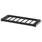 Ikea KOMPLEMENT Pull-out pants hanger, black-brown 29 1/2x13 3/4 " - NEW