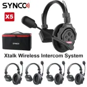SYNCO XTalk X1 X2 X3 X5 1148ft Wireless Intercom Headset System 2.4G Full Duplex