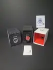 Authentic Nixon Men's Watch Time TellerXSpitfire Orange Dial Blk Strap A045-3241