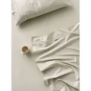 Linen House Augusta Taupe Sheet Set - Queen