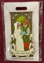 WDI MOG Wedding Couple Pin Disney Robin Hood Marian Fox Imagineer Cast