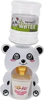 ibasenice Water Dispenser Drinking Water Fountains Bath Panda Float Paddling Pool Desk Water Dispenser Mini Container Pet Pools Educational White Plastic
