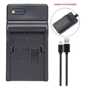 USB Battery Charger for Panasonic CGR-D08 PV-GS14 PV-GS15 GS16 PV-DV910 CGR-D120
