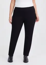 [Taking Shape] Taking Shape Ponte Everyday Pant Size 30 in Black - Plus Size Women's Bottoms Black