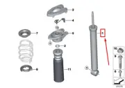 MINI CLUBMAN F54 Rear Shock Absorber 37106884544 6884544 NEW GENUINE