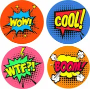 Country Kitchen Glass Coasters Set of 4 Cool Sayings Dining