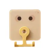 10Pcs Creative Cute Rotatable Hook Organizer Self Adhesive Wall-Mounted Hanger Home Punch-Free Storage Holder Kitchen Bathroom Utensil