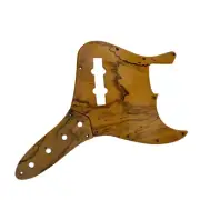 10-Hole Contemp J Bass yellow Pickguard & control platefit USA/Mex JAZZ Bass