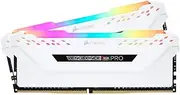 [Corsair] Vengeance RGB PRO 16GB (2x8GB) DDR4 3600 (PC4-28800) C18 Desktop Memory – White,CMW16GX4M2D3600C18W