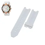 UF6 Collection TM-615006 24mm White Rubber Watch Strap For TechnoMarine