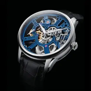 【Maurice Lacroix 艾美錶】MASTERPIECE Skeleton 鏤空手上鍊機械錶-43mm(MP7228-SS001-004-1)