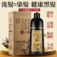 在飛比找momo購物網優惠-【CS22】中華禪洗白轉黑洗髮染髮劑-500ML(泡泡染 染