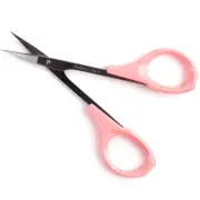 4 Inches Curved Craft Scissors For Eyebrow Eyelash Extensions Stainless Steel...