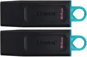 Kingston DataTraveler Exodia 64GB USB 3.2 Flash Drive - 2 Pack DTX/64GB-2P