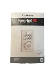 Kwikset Powerbolt 250 10-Button Keypad Electronic Deadbolt Lock in Satin Nickel