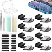 8PCS USB Type C Anti Dust Plugs Cover, C-Type Port Dust Plug, USB C Dust Cover, Anti-Lost USB C Charging Port Dust Covers Protectors for 15 16 Plus Pro Max, Samsung, with Speaker Mesh Cover