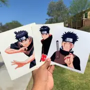 Shisui Uchiha Itachi Uchiha Sasuke Madara Sharingan Mangekyo Peeker Anime Decal