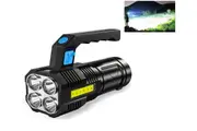 Rechargeable LED Flashlight for Outdoor Camping Hiking Super Brightest Emergency Portable Light