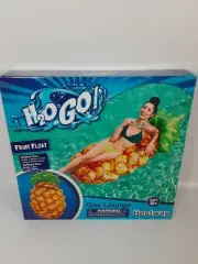 H20 Go! Bestway Pineapple Pool Lake Beach Float Fruit Vinyl 12+ 60" x 35" x 9"