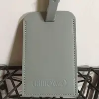 在飛比找旋轉拍賣優惠-【德國】RIMOWA 正品 真皮 行李吊牌 灰