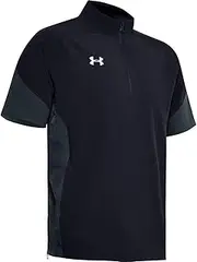 [Under Armour] Boys Squad Short Sleeve 1/4 Zip Pullover