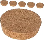 BESPORTBLE 6pcs Micro Landscape Glass Bottle Lids Mason Jars Cork Stoppers Hydroponic Flower Vase Seals Tapered Cork Plugs Soft Wood Caps for Glass Containers