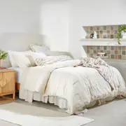 Kova Checker Quilt Cover Set [HABBKOVAQ24]
