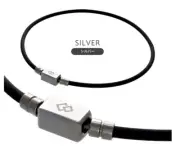 Colantotte x LABO TAO Basic Neo magnetic necklace L size 47cm (Silver)