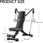 New Weight Bench Adjustable Flat Incline Decline Sit-up Fitness Home Gym